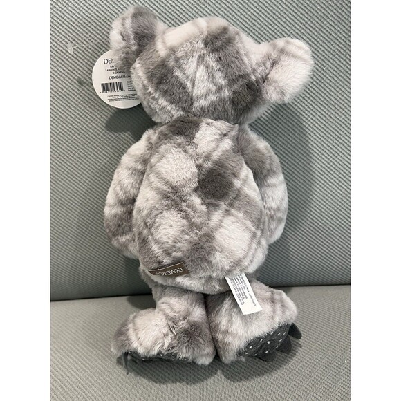 Demdaco Gray Koala Bear Stuffed Plush Animal Toy Textured Nose New - Picture 2 of 4